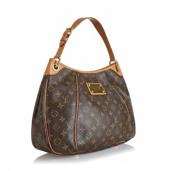 Louis Vuitton Galliera Hobo Shoulder Bag Monogram Canvas Leather Handbag Purse - Picture 1 of 16